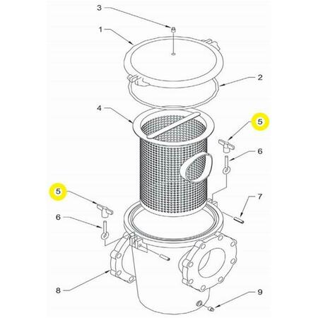 HANDS ON Strainer Hold Down Knob HA4245739